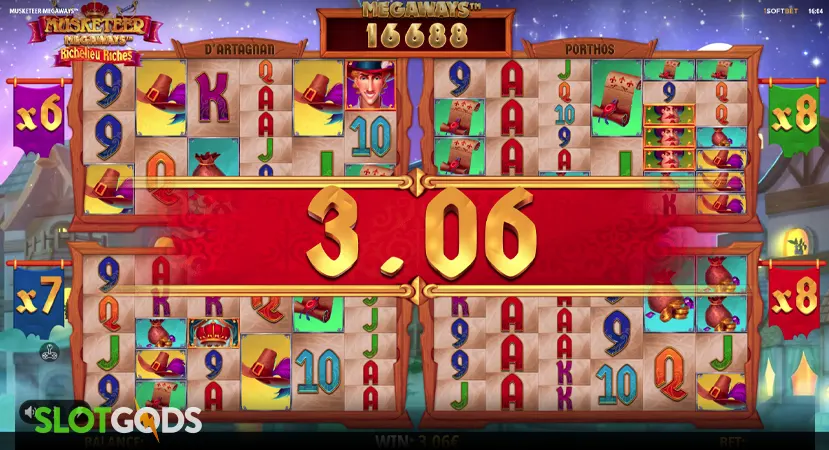 Musketeer Megaways Slot - Screenshot 3