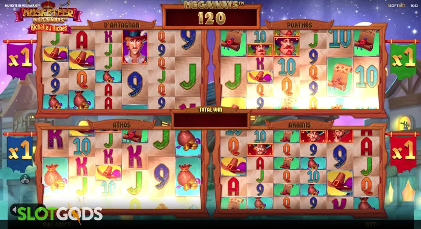 Musketeer Megaways Slot - Screenshot 2