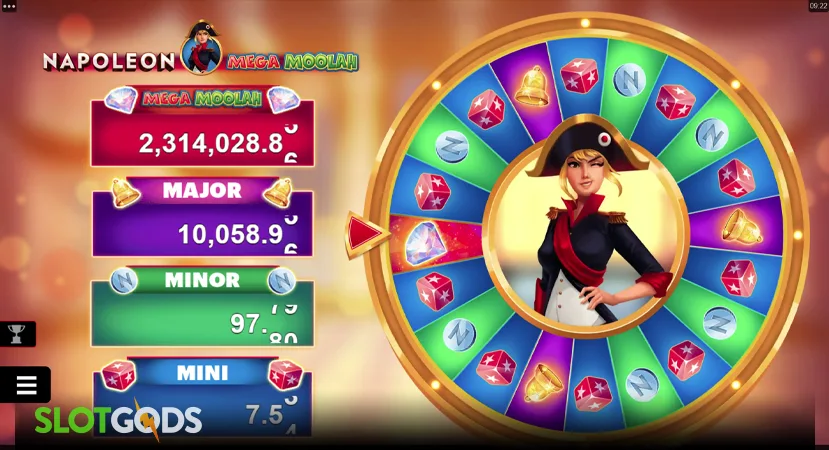 Napoleon Mega Moolah Slot - Screenshot 2