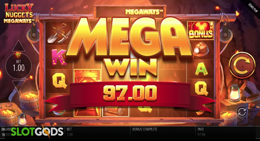 Lucky Nuggets Megaways Slot - Screenshot 4