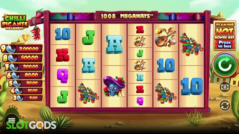Chilli Picante Megaways Slot - Screenshot 