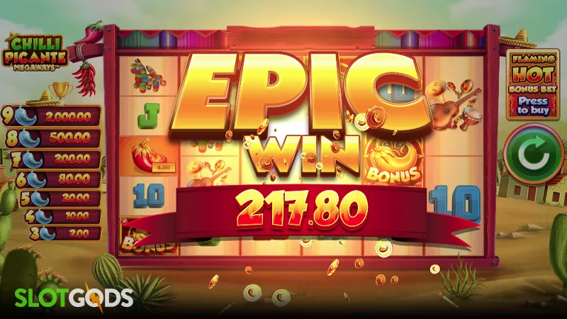 Chilli Picante Megaways Slot - Screenshot 4
