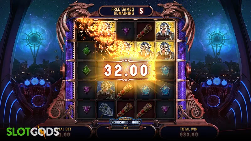 Kingdoms Rise: Scorching Clouds Slot - Screenshot 3