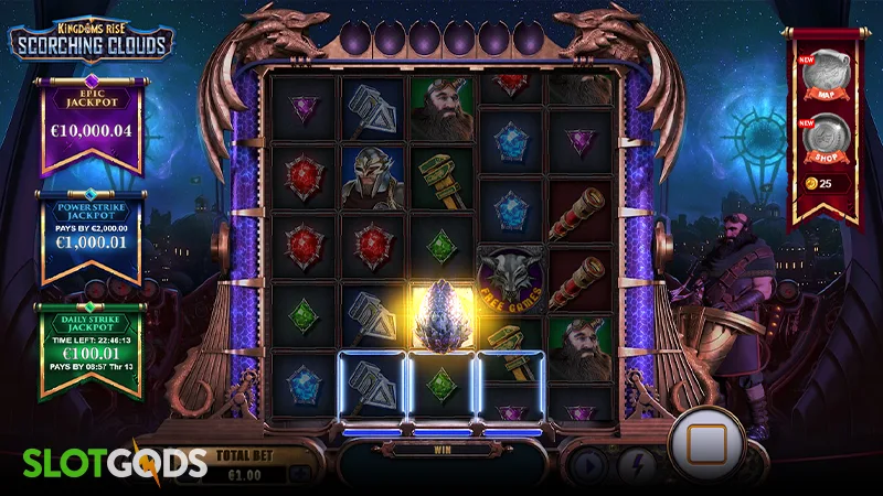 Kingdoms Rise: Scorching Clouds Slot - Screenshot 2
