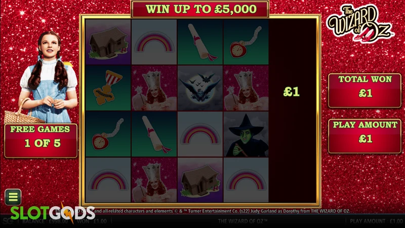 The Wizard of Oz Slot - Screenshot 2