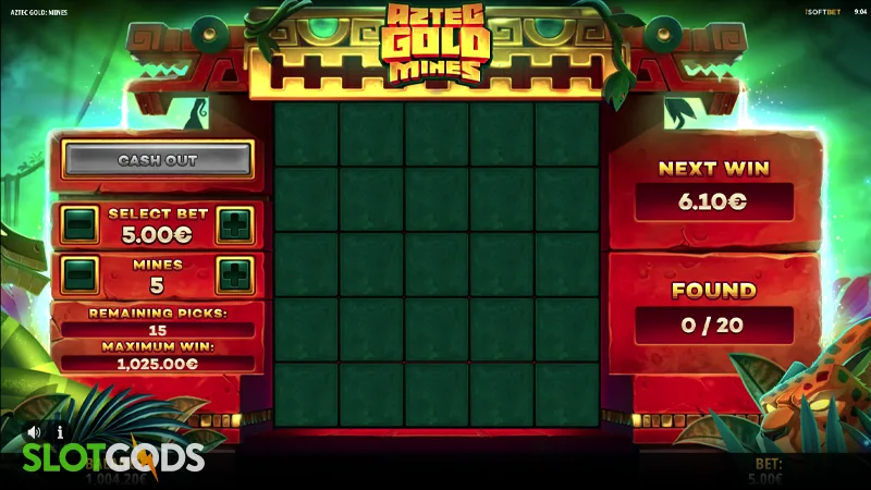 Aztec Gold Mines Slot - Screenshot 