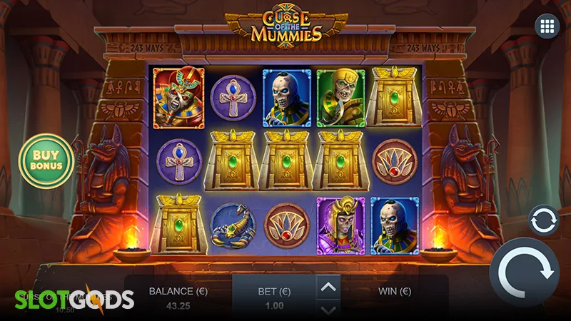 Curse of the Mummies Slot - Screenshot 