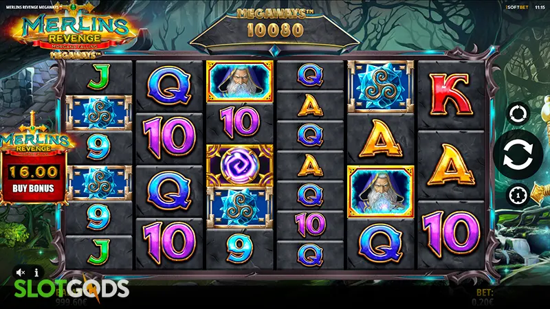 Merlin's Revenge Megaways Slot - Screenshot 