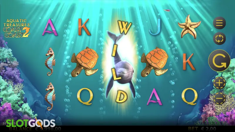 Aquatic Treasures: Coast 2 Coast Slot - Screenshot 