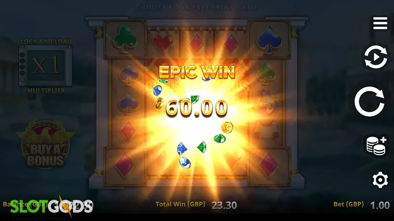 4 Corners of Rome Slot - Screenshot 