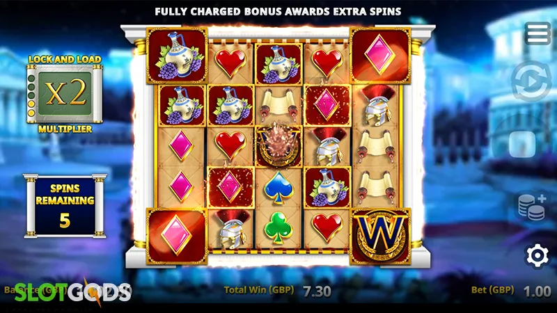 4 Corners of Rome Slot - Screenshot 3