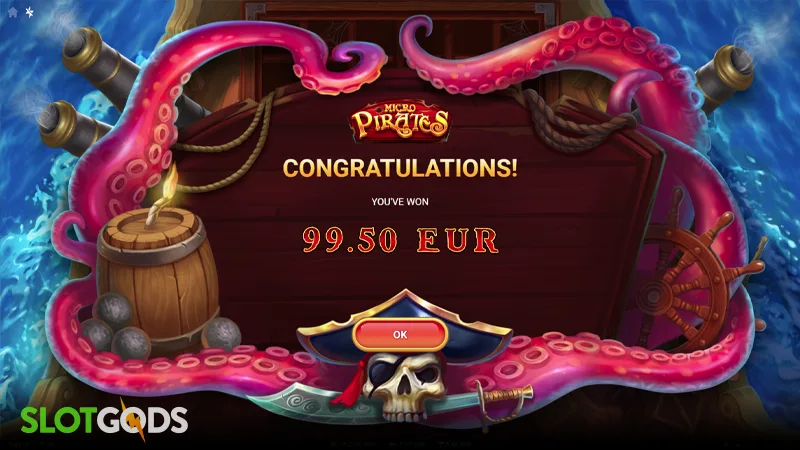 Micropirates and the Kraken of the Caribbean Slot - Screenshot 4