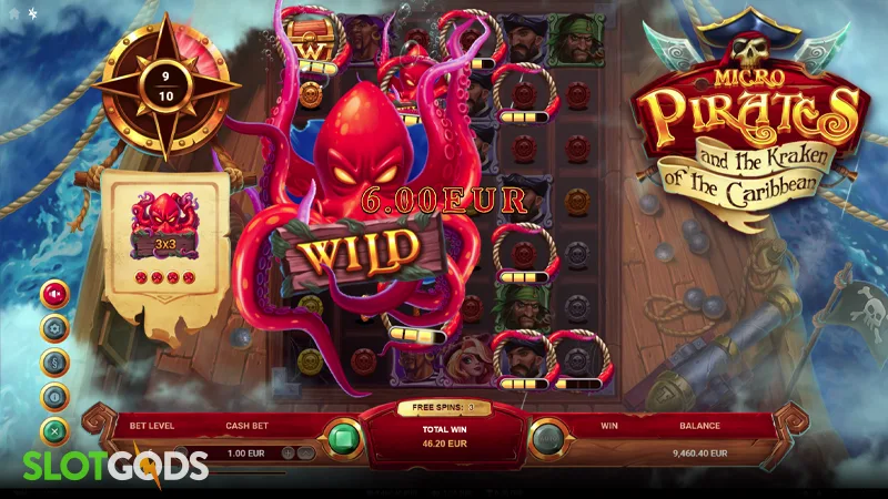 Micropirates and the Kraken of the Caribbean Slot - Screenshot 3