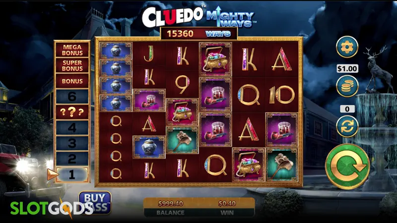 Cluedo MightyWays Slot - Screenshot 