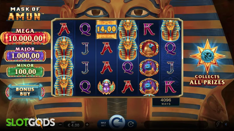 Mask of Amun Slot - Screenshot 