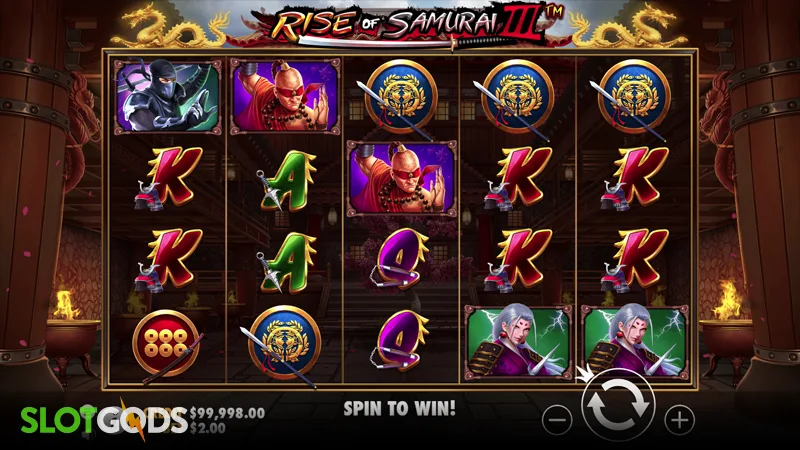 Rise of Samurai III Slot - Screenshot 