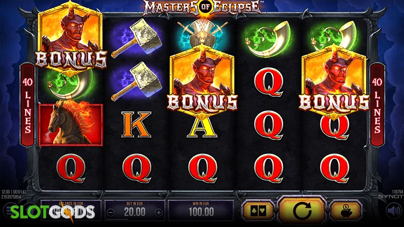 Masters of Eclipse Slot - Screenshot 
