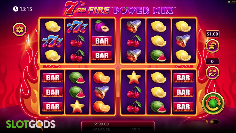 7s on Fire Power Mix Slot - Screenshot 