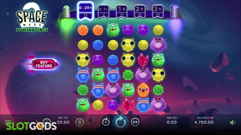 Space Wars 2: Powerpoints Slot - Screenshot 