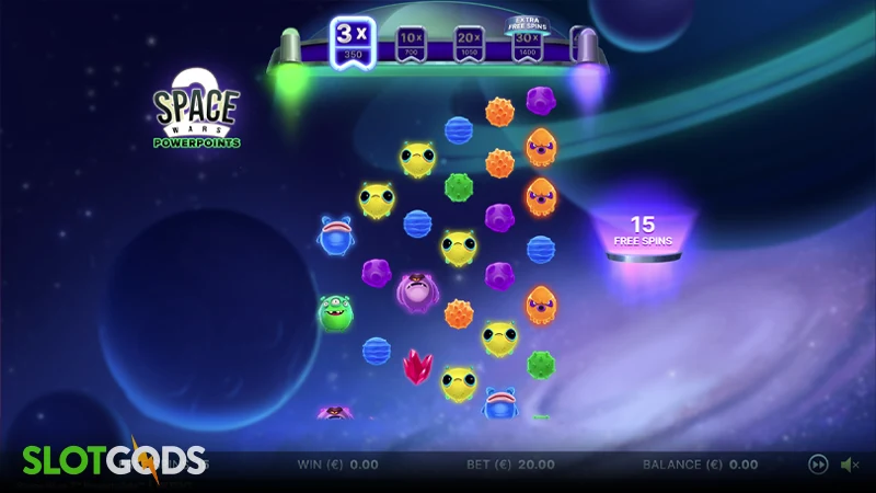 Space Wars 2: Powerpoints Slot - Screenshot 3