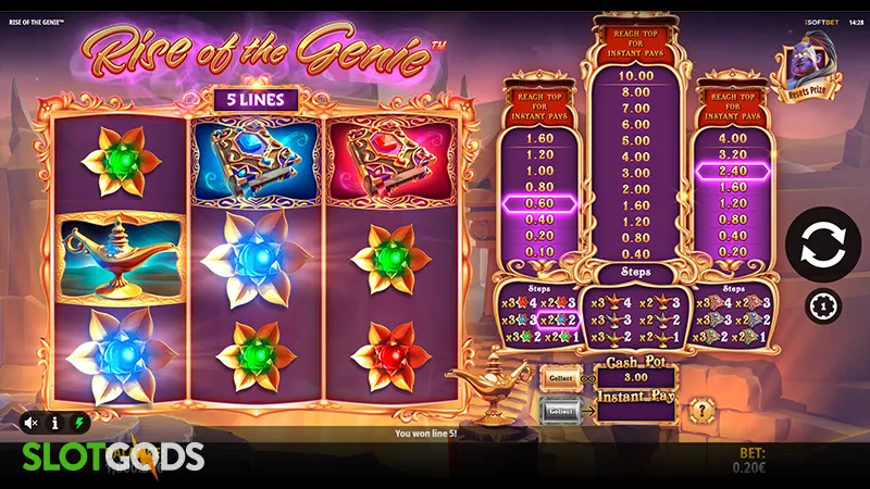 Rise of the Genie Slot - Screenshot 