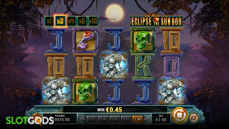 Cat Wilde in the Eclipse of the Sun God Slot - Screenshot 