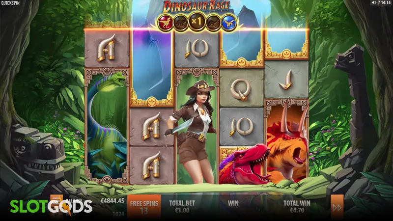 Dinosaur Rage Slot - Screenshot 4