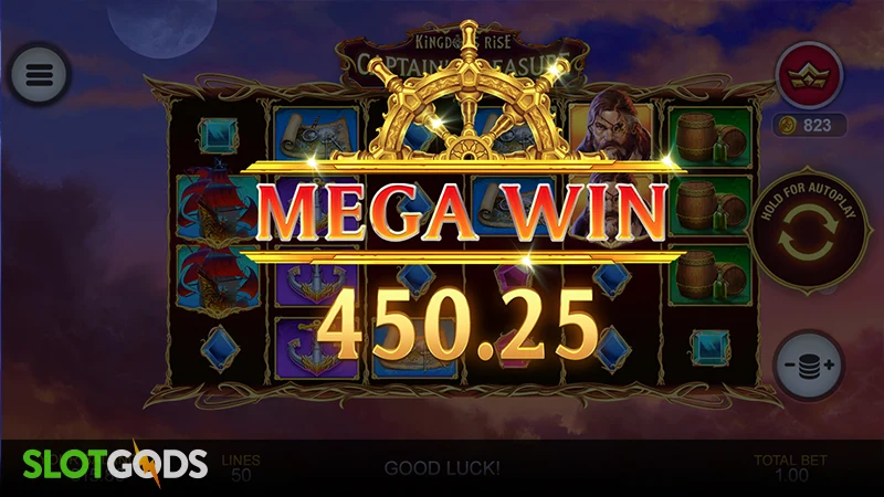 Kingdoms Rise: Captain's Treasure Slot - Screenshot 4