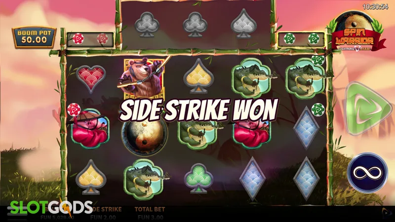Spin Warrior Boom Pot Online Slot by Boomerang Studios