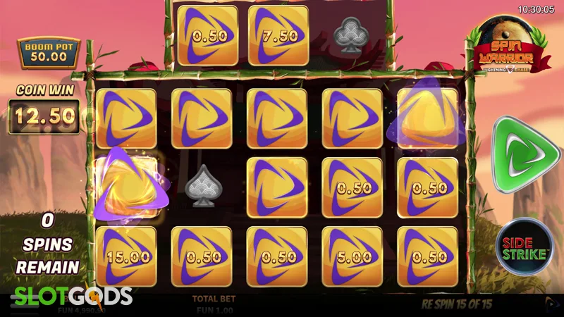 Spin Warrior Boom Pot Slot - Screenshot 4