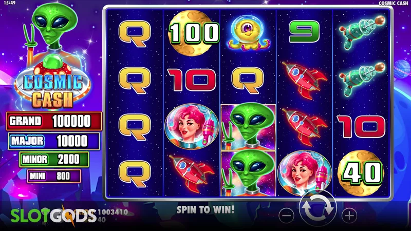 Cosmic Cash Slot - Screenshot 