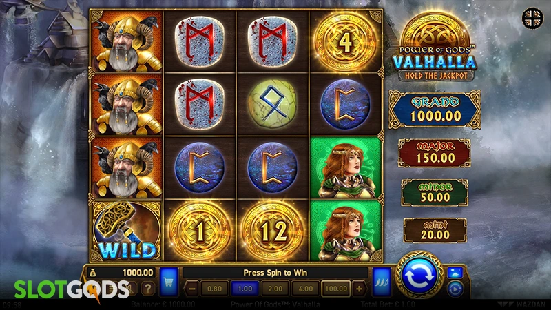 Power of Gods™: Valhalla Slot - Screenshot 