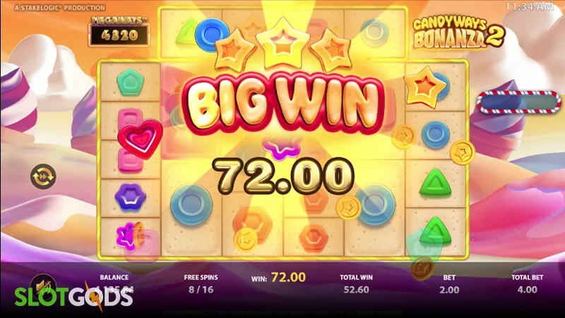 Candyways Bonanza 2 Megaways Slot - Screenshot 4