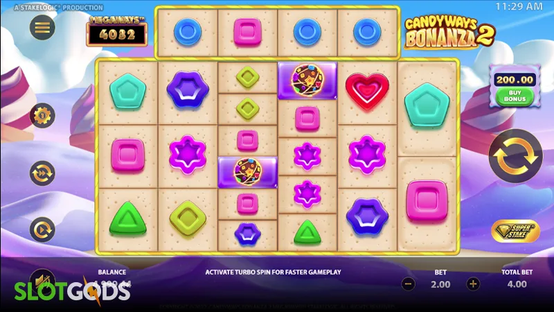 Candyways Bonanza 2 Megaways Slot - Screenshot 