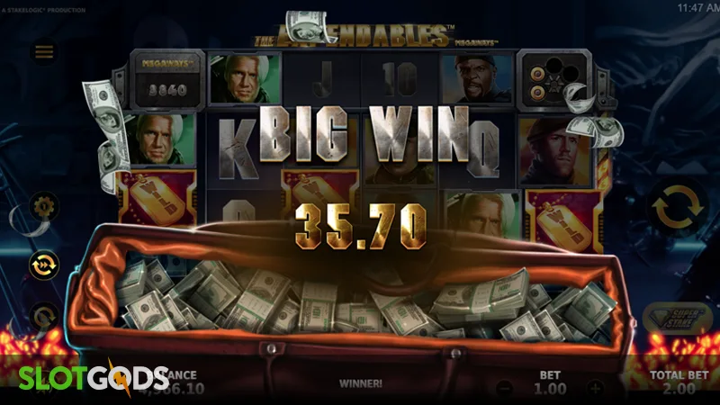The Expendables Megaways Slot - Screenshot 4