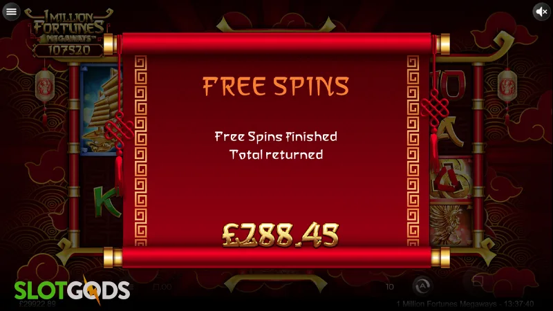 1 Million Fortunes Megaways Slot - Screenshot 4