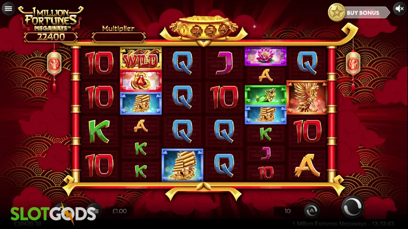 1 Million Fortunes Megaways Slot - Screenshot 