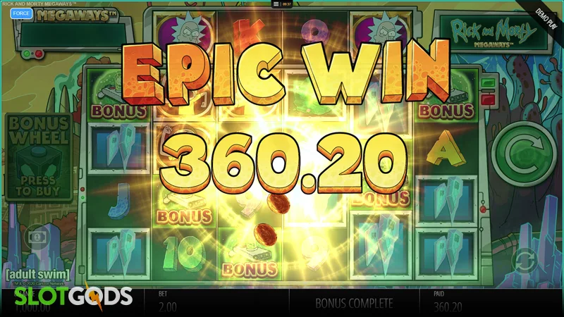 Rick and Morty: Megaways Slot - Screenshot 4
