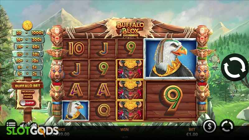 Buffalo Blox Gigablox Slot - Screenshot 