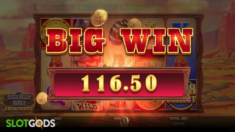 Silver Bullet Bandit: Cash Collect Slot - Screenshot 4