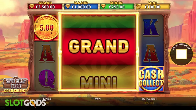 Silver Bullet Bandit: Cash Collect Slot - Screenshot 3