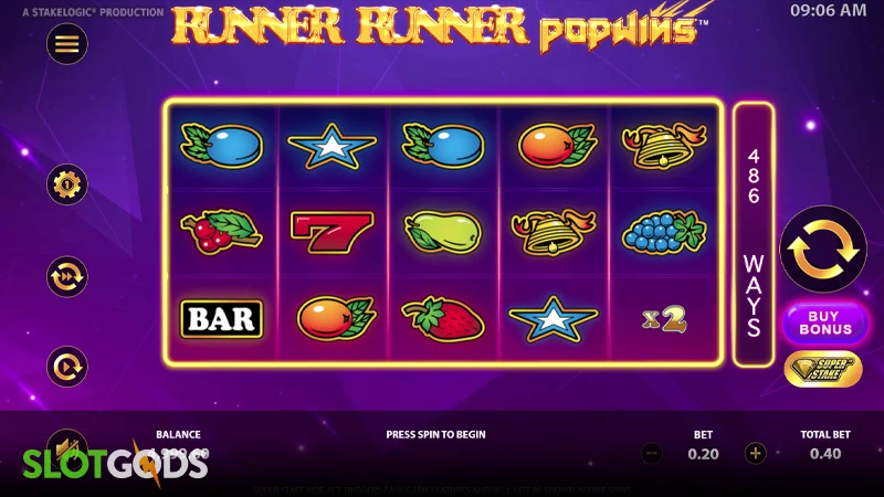 Runner Runner PopWins Online Slot by Stakelogic
