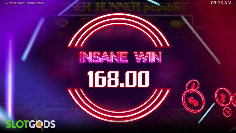Runner Runner PopWins Slot - Screenshot 4