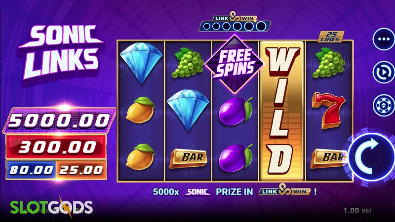 Sonic Links Slot - Screenshot 