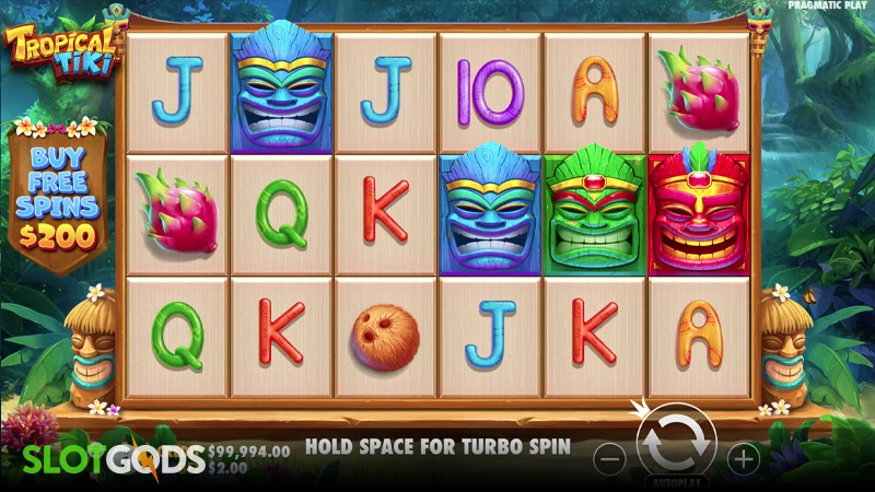 Tropical Tiki Slot - Screenshot 