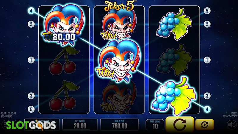 Joker 5 Slot - Screenshot 3