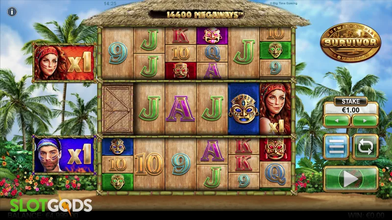 Survivor Megaways Slot - Screenshot 