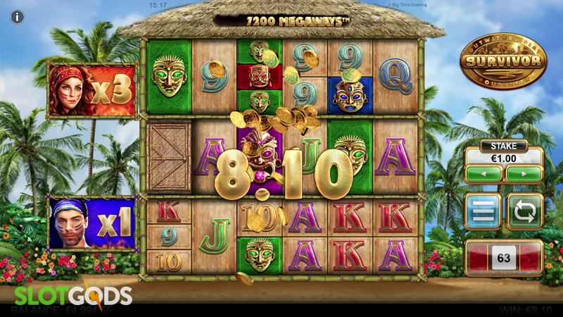 Survivor Megaways Slot - Screenshot 2