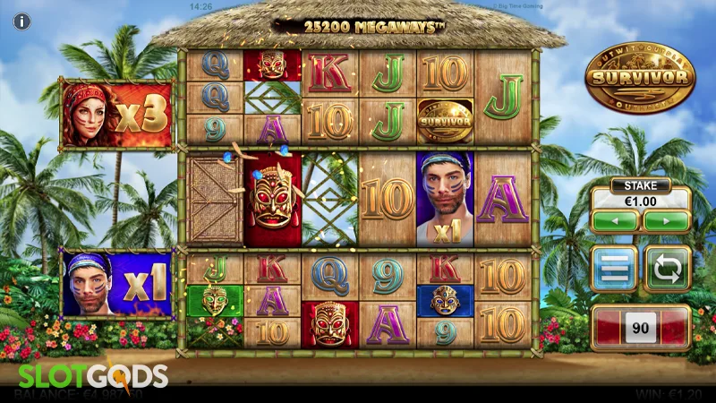 Survivor Megaways Slot - Screenshot 3