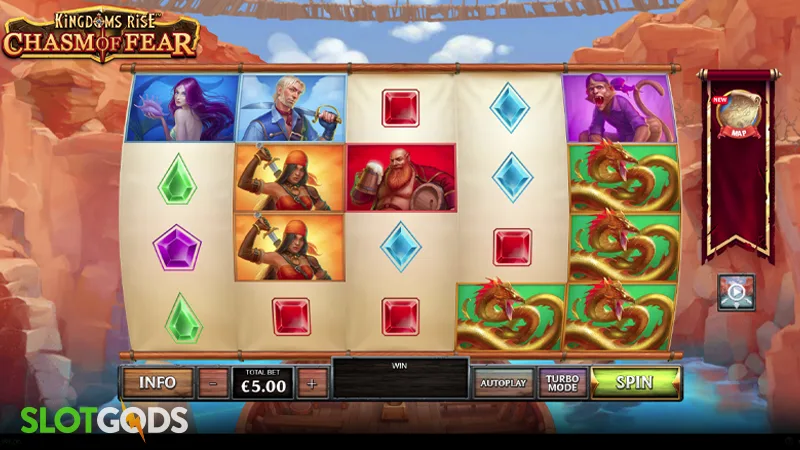Kingdoms Rise: Chasm of Fear Slot - Screenshot 